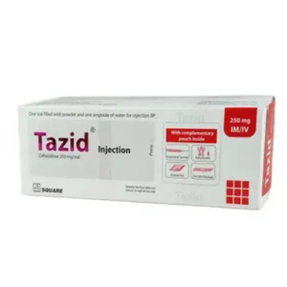 Tazid 250mg IV/IM এর ছবি