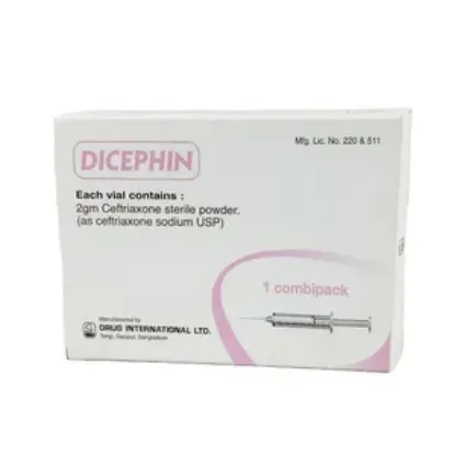 Dicephin 2gm IV এর ছবি