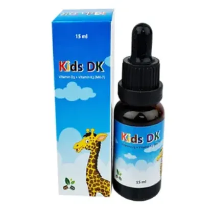 Kids DK Drops with Vitamin D3+Vitamin K2(Mk-7)15ml এর ছবি